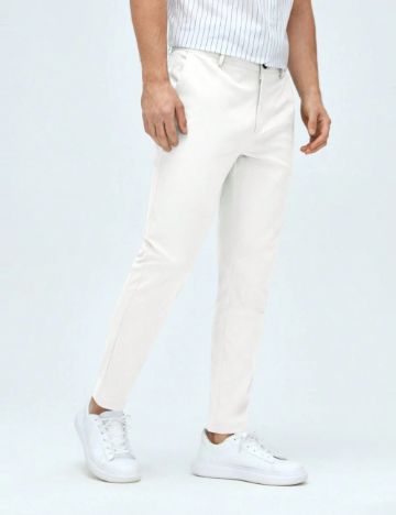 Pantaloni Shein, alb