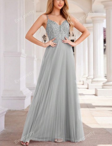 Rochie de ocazie Shein, gri