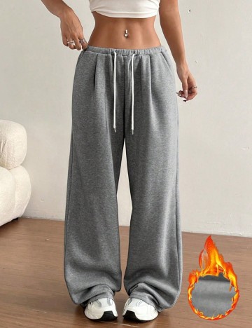 Pantaloni de trening Shein, gri