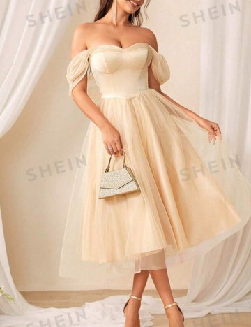 Rochie midi Shein, bej