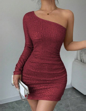 Rochie mini Shein, vișiniu