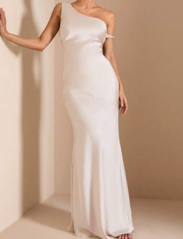 Rochie maxi Shein, crem