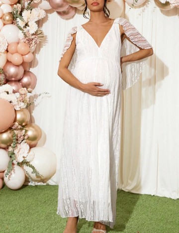 Rochie maxi Shein, alb
