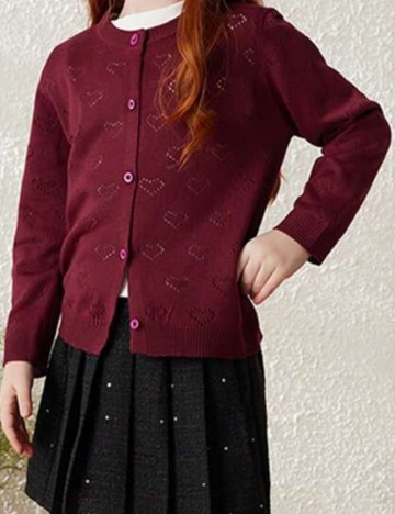Cardigan Shein, vișiniu