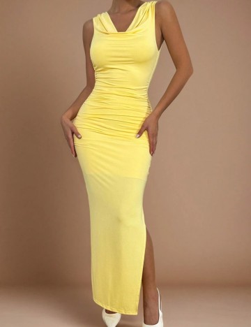 Rochie maxi Shein, galben