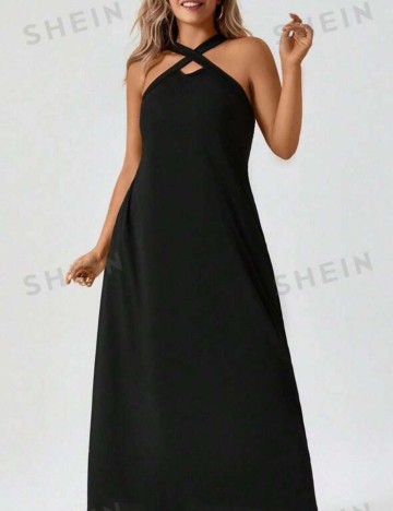 Rochie midi Shein Curve+, negru