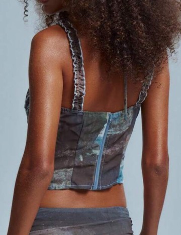 Top Shein, mix culori