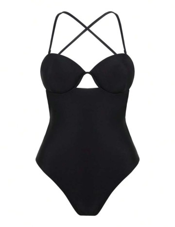 Costum de baie întreg Shein, negru