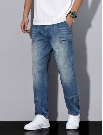Jeans Shein, albastru