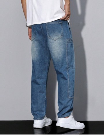 Jeans Shein, albastru