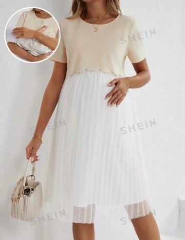 Rochie midi Shein, mix culori