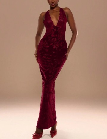 Rochie maxi Shein, vișiniu