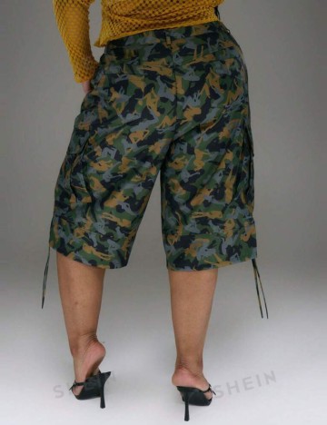 Pantaloni scurți Shein Curve+, mix culori
