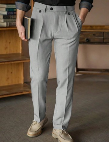 Pantaloni MANFINITY by Shein, gri