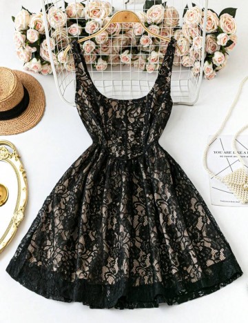 Rochie mini Shein Curve+, negru