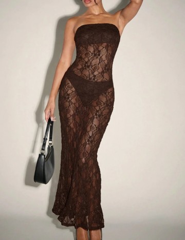 Rochie maxi Shein, maro