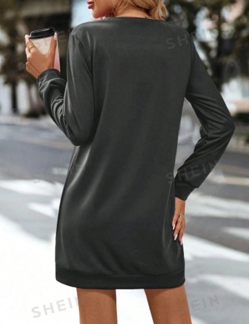 Rochie midi Shein, gri