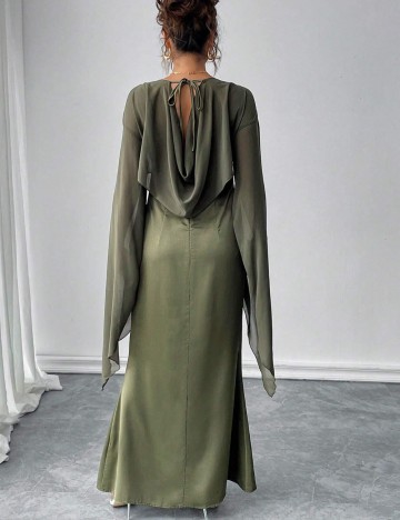 Rochie maxi Shein, verde
