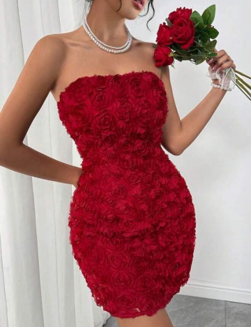 Rochie mini Shein, vișiniu