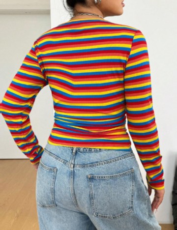 Bluză Shein Curve+, mix culori