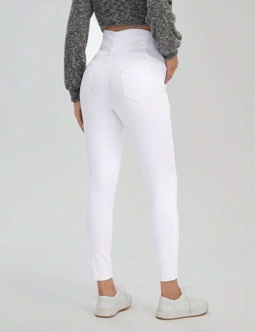 Jeans Shein, alb
