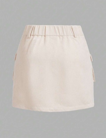 Fustă mini Shein, crem