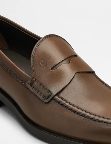 Pantofi din piele Tod's, maro