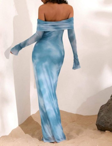 Rochie maxi Shein, albastru