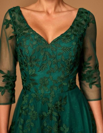 Rochie de ocazie Shein, verde