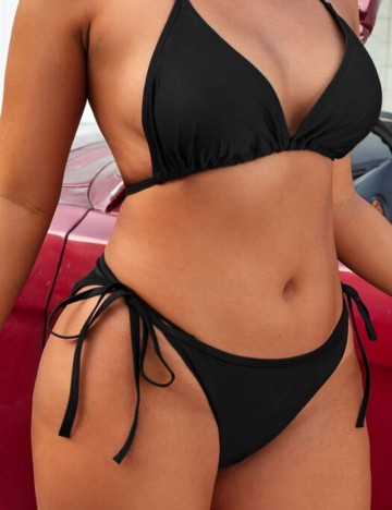 Slip Shein Curve+, negru