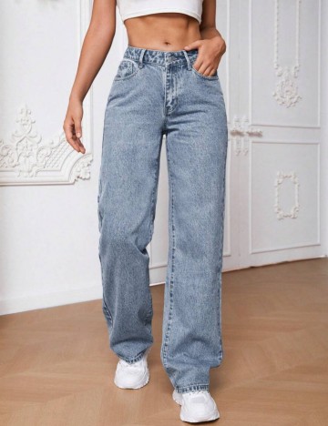 Jeans Shein, albastru