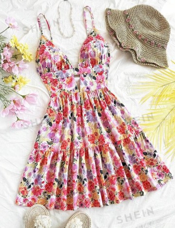 Rochie mini Shein, mix culori