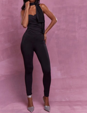 Salopetă lungă Missguided by Shein, negru