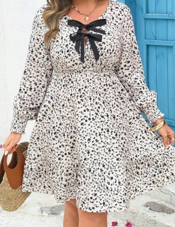 Rochie midi Shein Curve+, bej