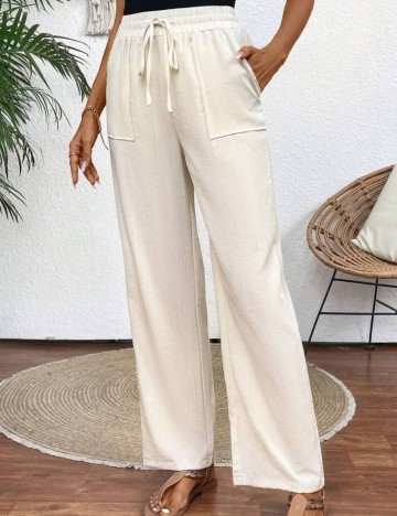 Pantaloni Shein, crem