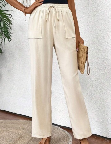 Pantaloni Shein, crem