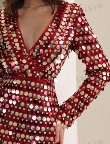 Rochie maxi Shein, vișiniu