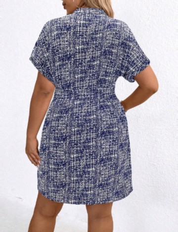 Rochie mini Shein Curve+, albastru