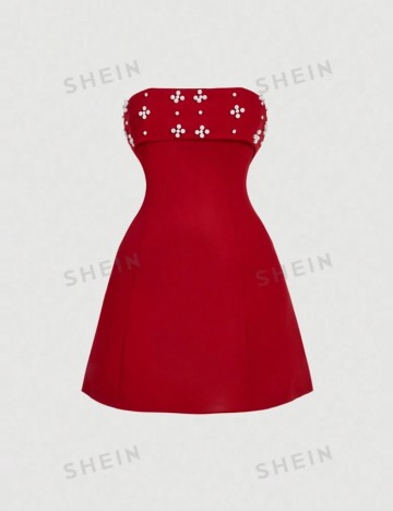 Rochie mini Shein Curve+, roșu