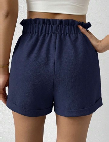 Pantaloni scurți Shein, bleumarin
