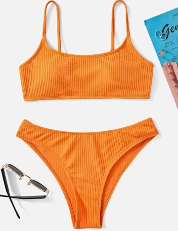 Costum de baie Shein, portocaliu