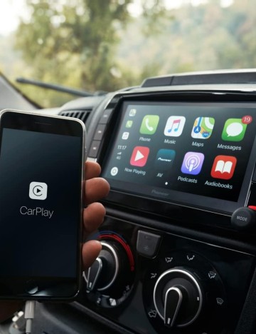 Navigatie auto android 2 DIN Pioneer, negru