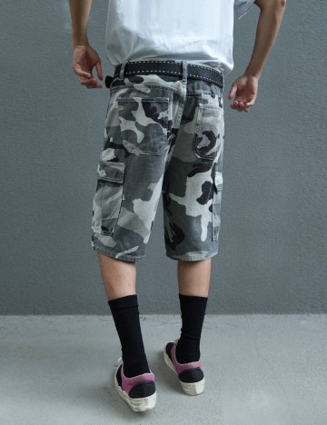 Pantaloni scurți cargo MANFINITY by Shein, mix culori
