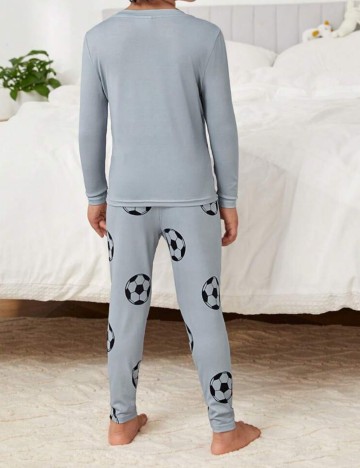 Compleu pijamale Shein, gri