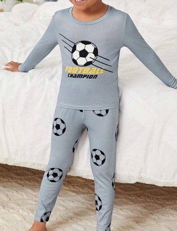 Compleu pijamale Shein, gri