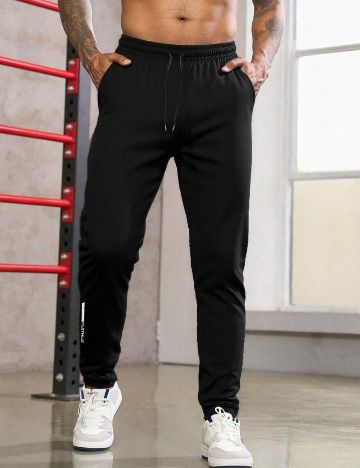 Pantaloni de trening Shein, negru