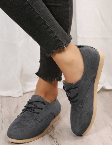 Pantofi Shein, gri