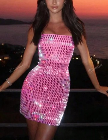 Rochie mini Shein, roz