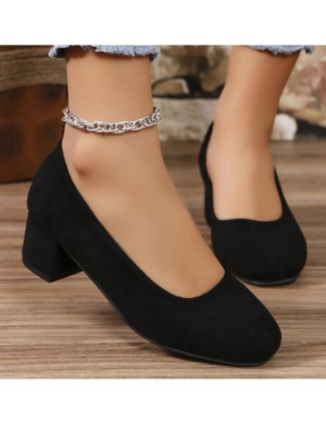 Pantofi cu toc Shein, negru