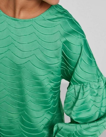 Cămașă Pieces, verde